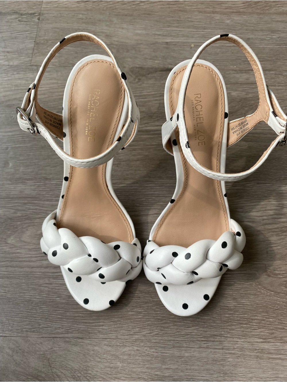 Rachel Zoe Polka dot Sandal  size 5